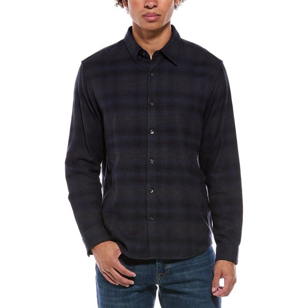 Theory Mens Irving Shirt, Blue